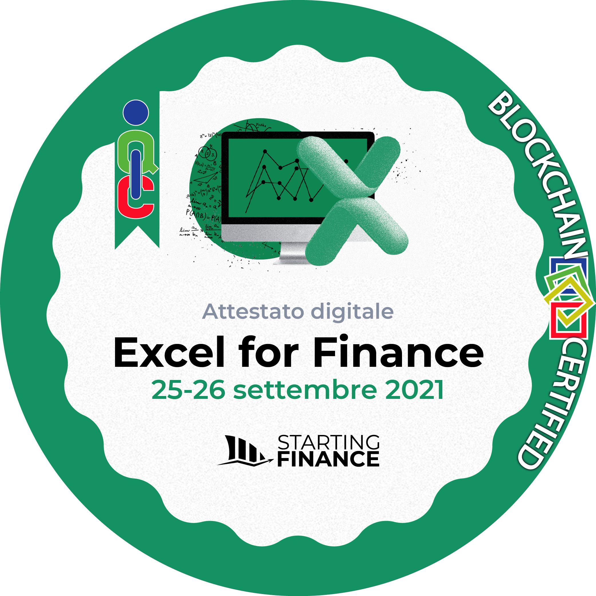 Masterclass Excel for Finance | Starter | Streaming | 25-26 settembre 2021